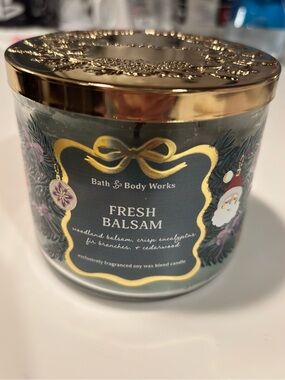 Bath & Body Works Fresh Balsam 3-Wick Candle